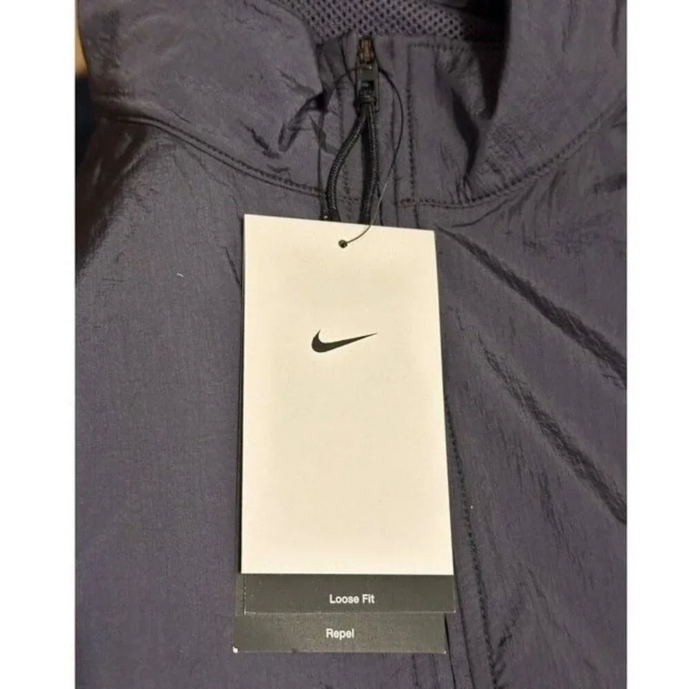 Nike Training City Ready Repel Navy Short Sleeve Jacket Vest Women's Large NEW - Picture 8 of 13